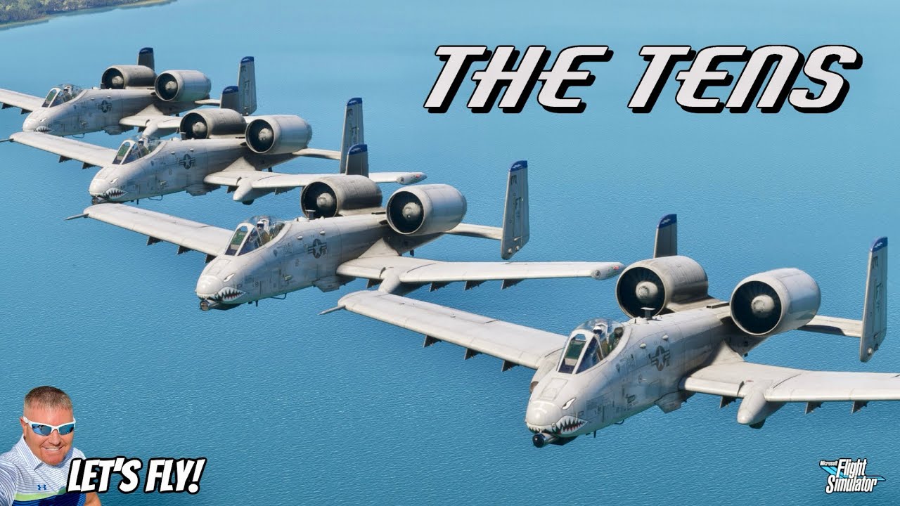 A10 Squadron Heats Up Patrick Space Force Base! Microsoft Flight