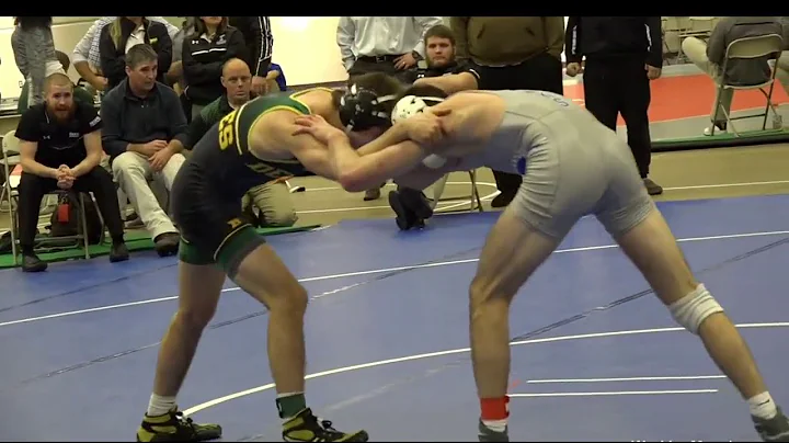 141lbs Tim Ambacher (Delaware Valley) dec Justin C...