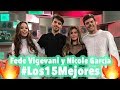 Fede Vigevani y Nicole García en Los 15Mejores