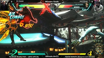 The Break #157 - UMvC3 WF - FC ChrisG VS Josh Wong