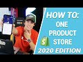 How To Build A One Product Dropshipping Store with Shopify (2020)