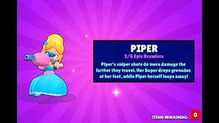 Unlocking Piper & a Surge Pin! Brawl Stars