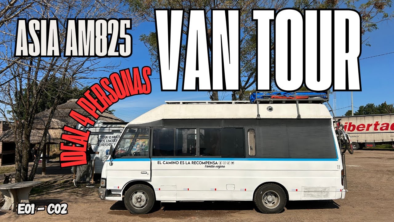E01-C02 👉VAN TOUR MINIBUS ASIA MODELO 2001🌎 Familia Viajera