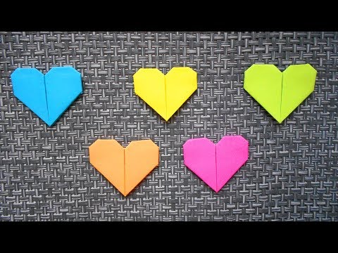 Video: Hvordan Lage Et Hjerte I Origami
