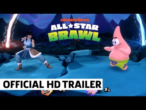 Nickelodeon All Star Brawl Korra Gameplay Showcase