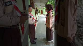 pulang sekolah lihat anak Pramuka penegak Indonesia #shot #viral #aqil