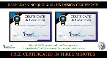 Deep Learning and UI/UX Design Free Certificate From Itronix Solution