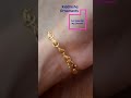 Riddhishaornaments new girls gold bracelet design light weight  