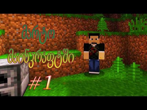 მარტოკა დიდ მაინკრაფტში # 1 ★ Alone in a Minecraft # 1