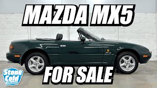1996 Mazda MX-5 1.6i Monaco Limited Edition with 14,000 miles for sale at Stone Cold Classics Ltd