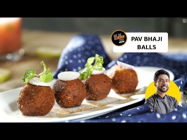 Crispy Pav Bhaji Balls | नई टेस्टी पाव भाजी रेसिपी | ek se bhale do| IPL special | Chef Ranveer Brar