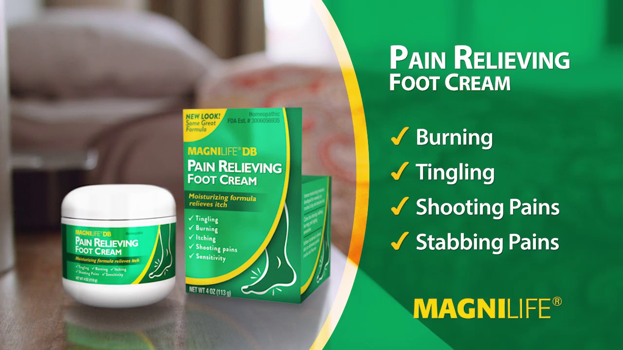 MagniLife DB Pain Relieving Foot Cream - YouTube - Magnilife Leg And Back Pain Relief Cream