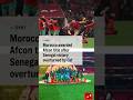 CAF Strips Senegal of AFCON Title as Morocco Crowned Champions in Controversial Decision  #news