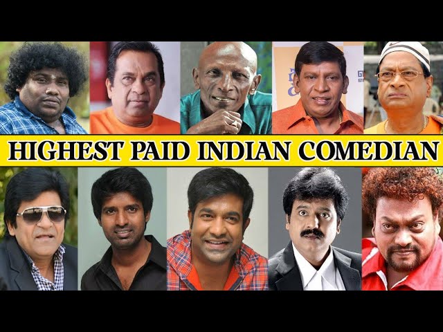 20 South Indian Comedy Actors Highlights paid | Tamil, Telugu, And Kannada Comedy  Actors Sallary - YouTube