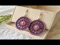 Crochet Earrings DIY | Elegant Crochet Tutorial