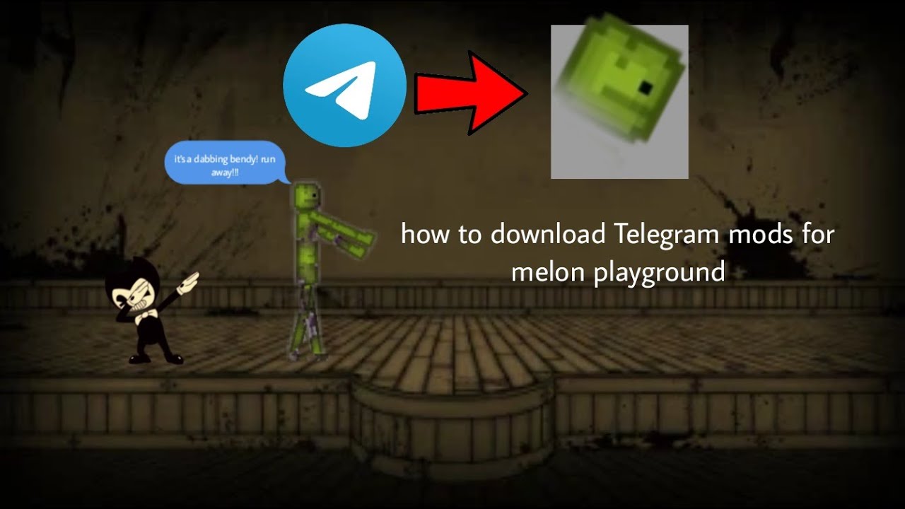 How to download Telegram melon playground mods YouTube