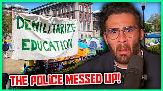Police Remove Columbia University Protesters from Historic Building | Hasanabi Reacts to CBS News