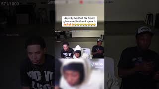 #jayrelly w| #setdatrend have a motivational speech for the world 