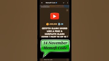 Crypto Slang Sound Like a Pro! A Complete Slang Guide | Part 10 of 10|MemeFi code today|#memeficode