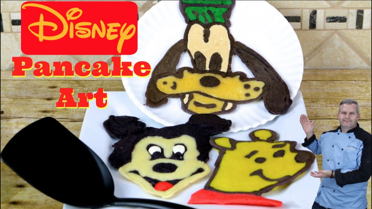 Disney Pancake Art Live YouTube