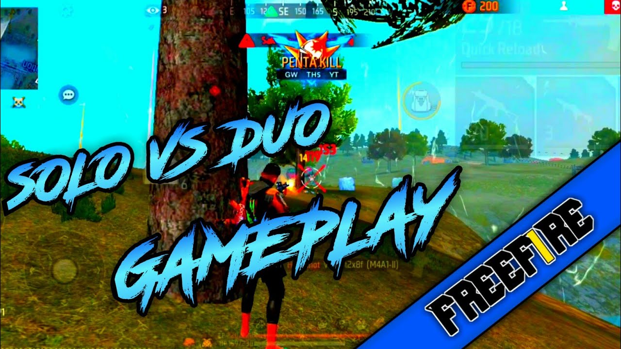Solo VS Duo Free Fire Ranked Match Free Fire Gameplay I Gaming With