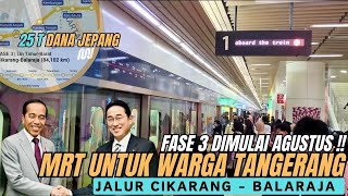 MRT Fase 3 Untuk WARGA TANGERANG & CIKARANG !! STASIUN Sepanjang Tomang - Kembangan - Balaraja