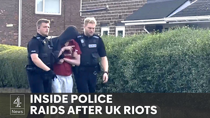 Police carry out raids after UK riots as eleven year old detained in Middlesbrough
