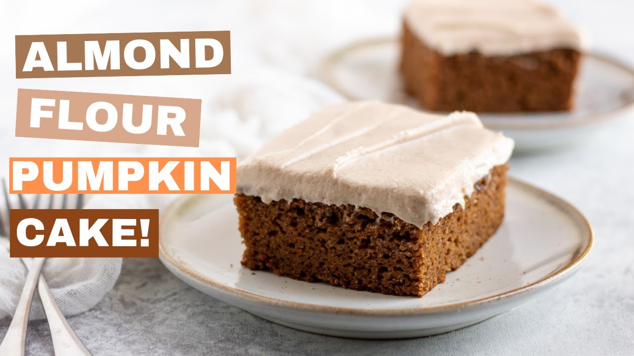 DELICIOUS Almond Flour Pumpkin Cake! YouTube