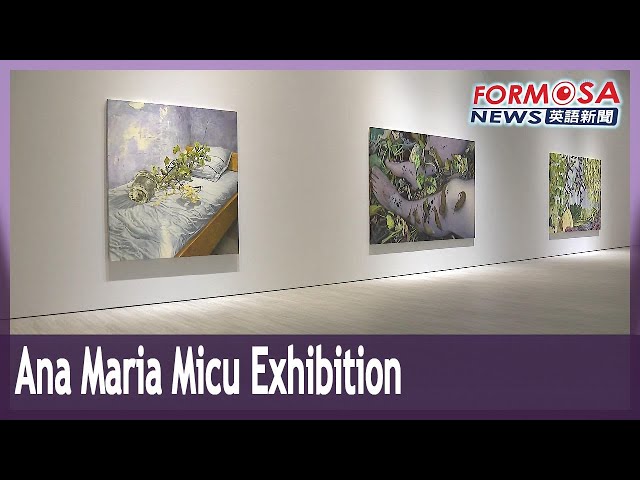 Romanian artist Ana Maria Micu holds solo art exhibit in Taipei｜Taiwan News