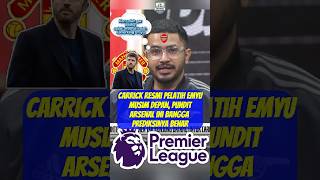 Pundit Arsenal ini bangga Carrick resmi pelatih MU musim depan #epl #manchesterunited #carrick