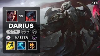 Darius vs Aatrox Top - KR Master - Patch 14.6 Season 14