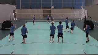 Warm Up Games: 14U Back Row Dig 3