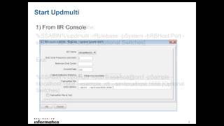 How Configure updmulti for IIR