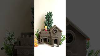 Beautiful miniature clay house 🏠 || #clayhouse #shorts #viralvideo