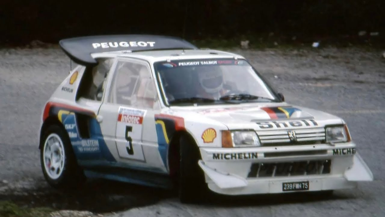 Rally Sanremo (Italie) / Peugeot 205 T16 EVO 2 1985 Ari Vatanen