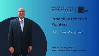 Proactive Practice Pointer 21 - Patient Management