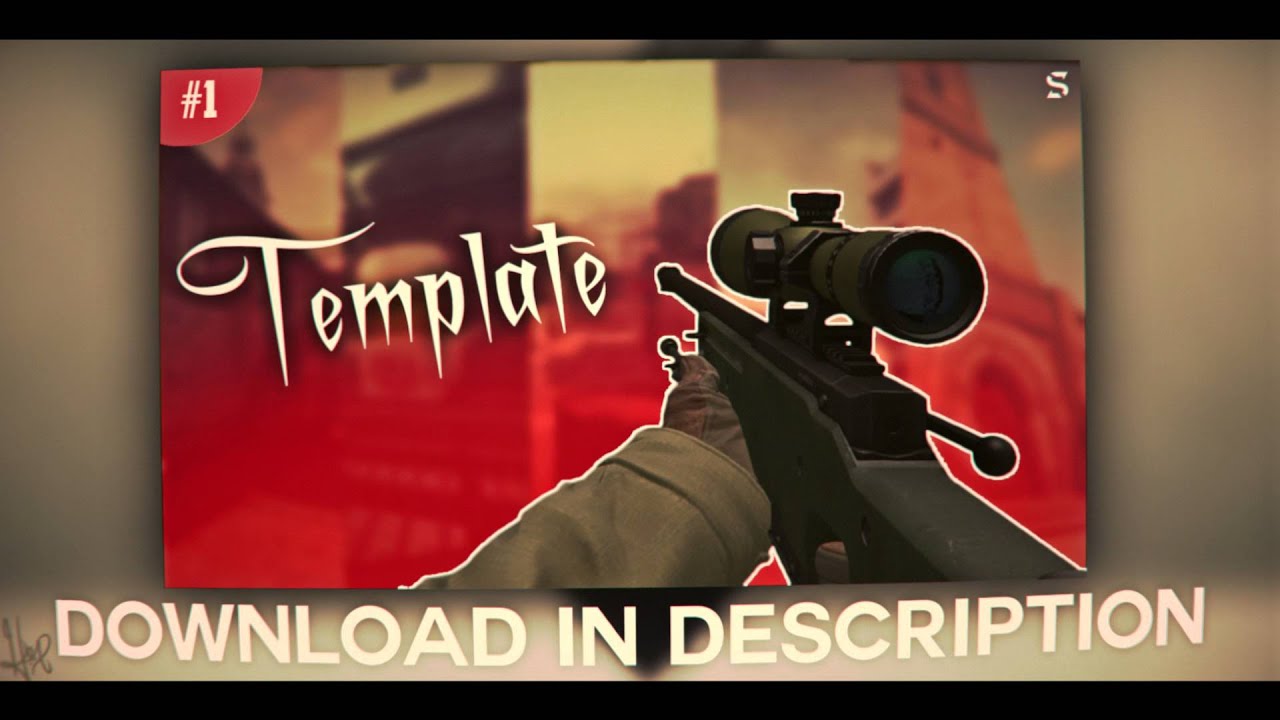 CS:GO Thumbnail Template | By Mee! | Psd - YouTube