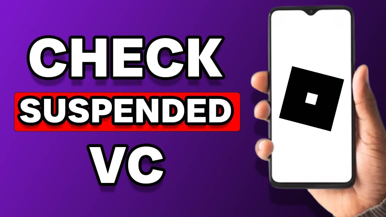 How To Check How Long Your VC Is Suspended On Roblox YouTube