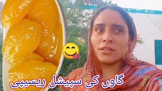 gaon ki special recipe  The village Pakistan FATIMA VLOG