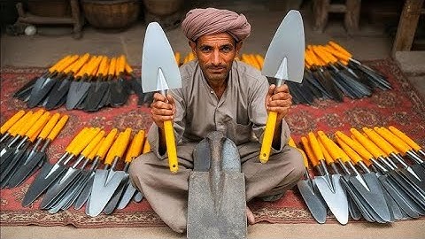 Master Blacksmith Skills! Manually Forging a Masonry Trowel Step-by-Step