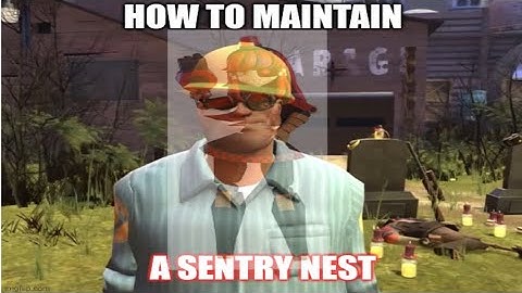 How to maintain a sentry nest in tf2! 