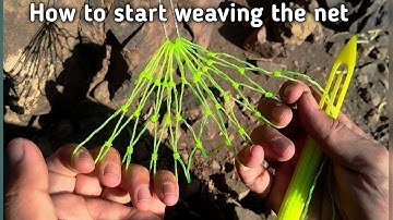 how to start a cast net | starting a cast net | cast net making 