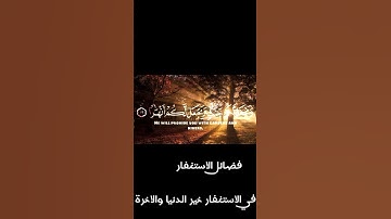 فضائل الاستغفار// سورة نوح (10_14)