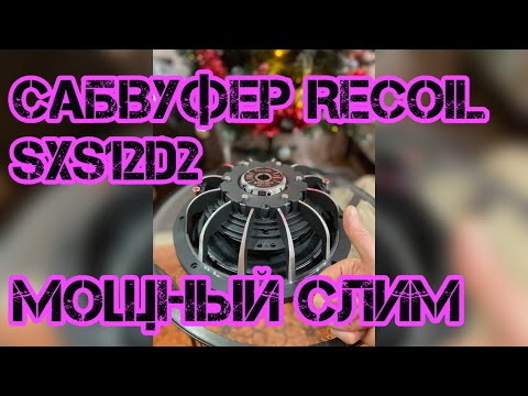 Обзор сабвуфера Recoil SXS12D2