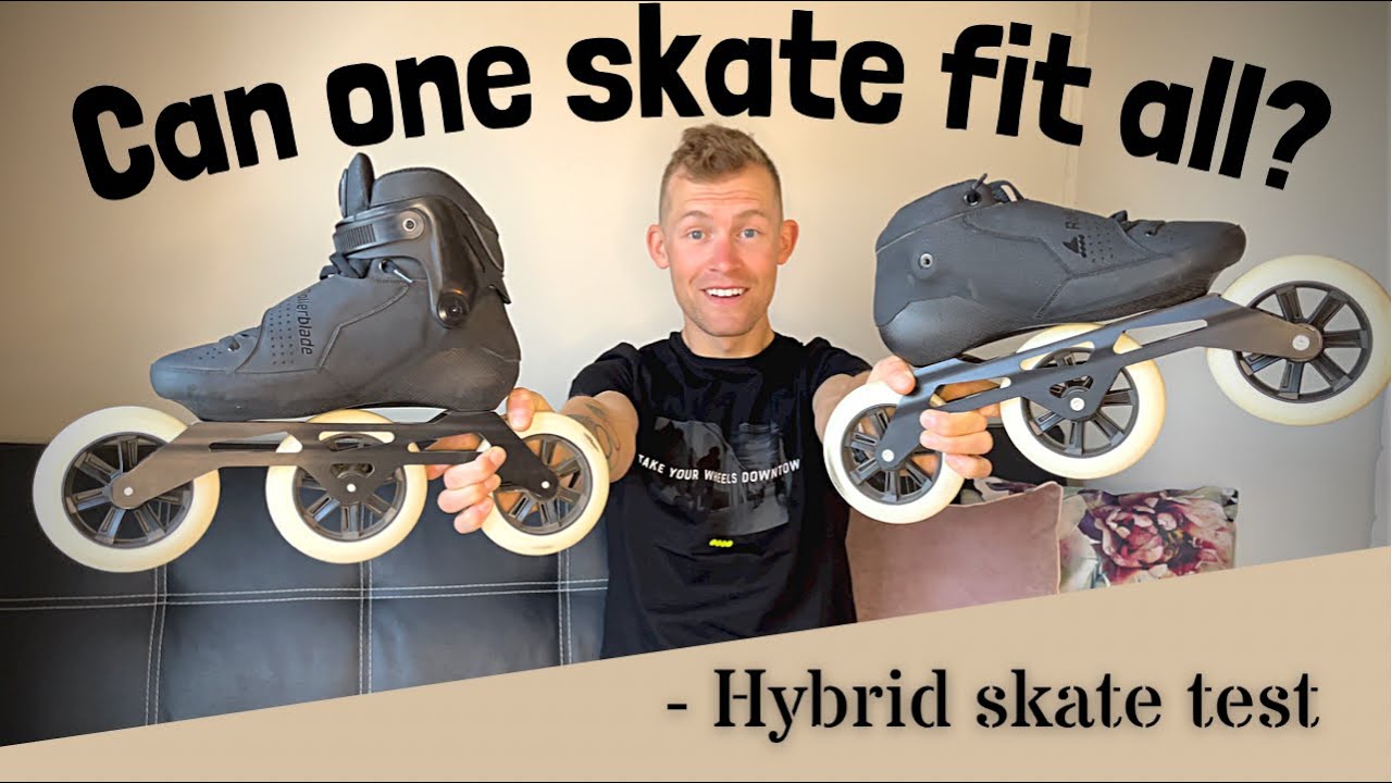 Nieuwheid Wakker worden Versterker Hybrid skates the future? E2 (speed and fitness skate in ONE) - YouTube