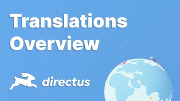 Translations Overview — Directus Tutorial Shorts