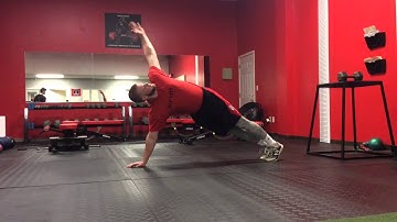 Push-Up With T-Spine Rot. (Rotation)