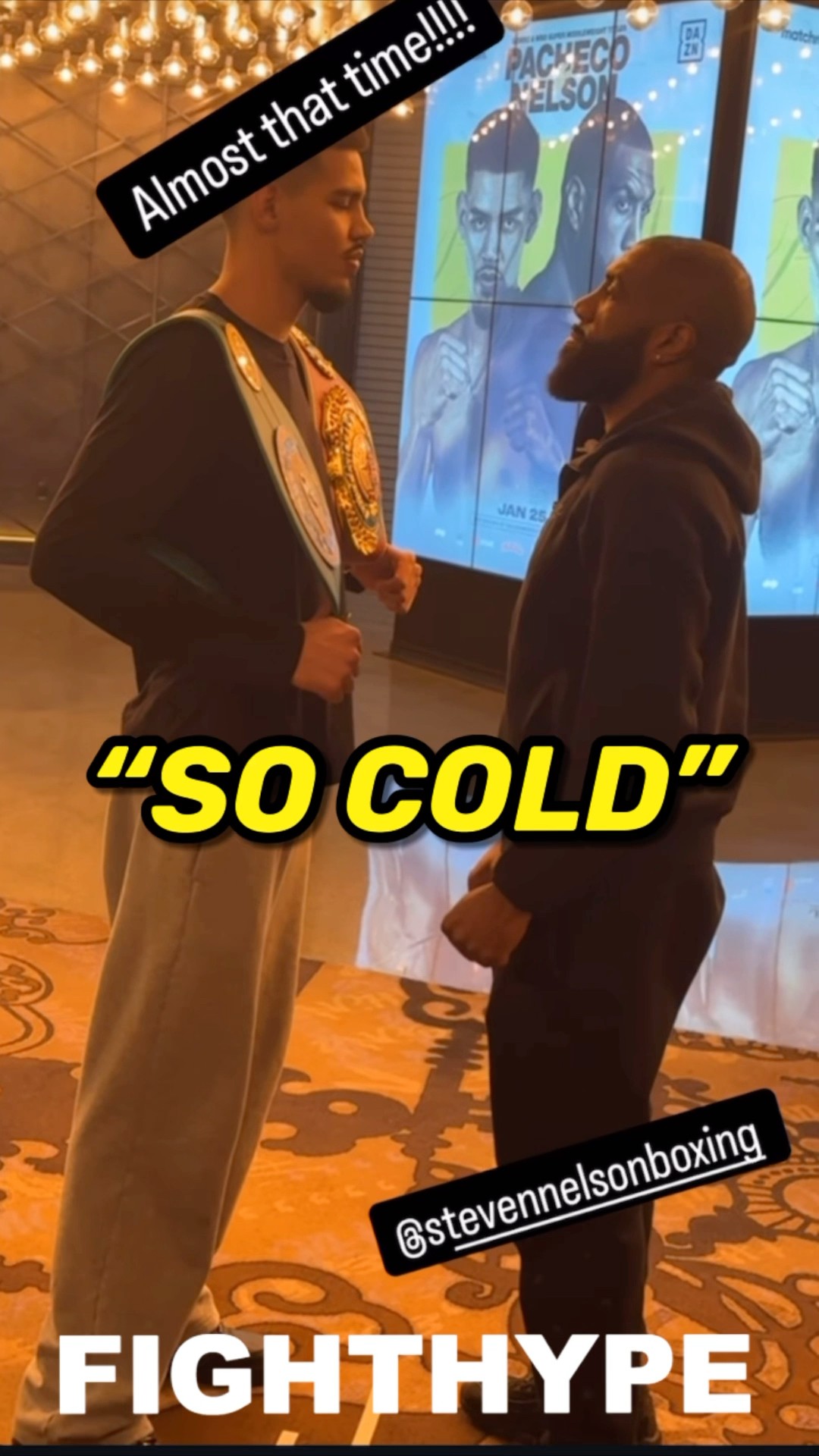 Terence Crawford HYPE at FACE OFF for Diego Pacheco vs Steven Nelson: “SO COLD”
