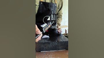 Let’s sharpen a small paint scraper#fyp #knife #knifesharpening #ray #knifesharpener #rui #knives