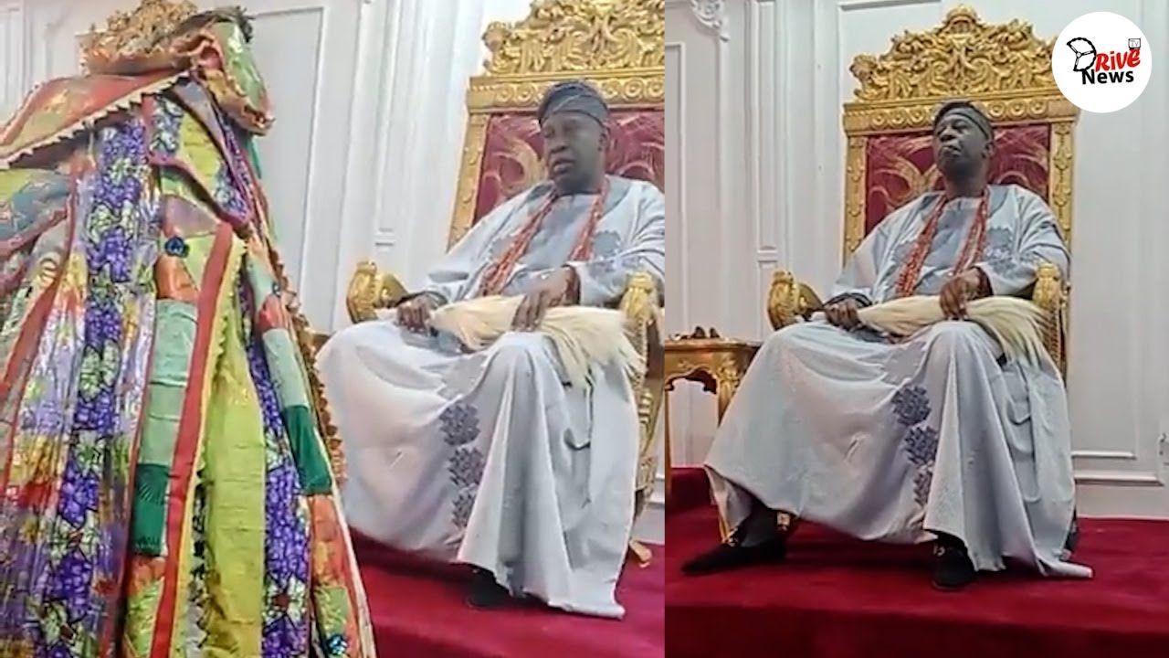 AJOMAGBODO VISITS OBA GHANDI AFOLABI OLAOYE SOUN OF OGBOMOSO PALACE